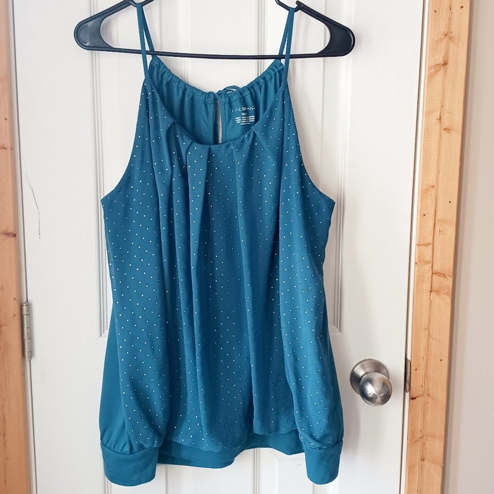 Lane Bryant Tank Top Teal Size 18/20